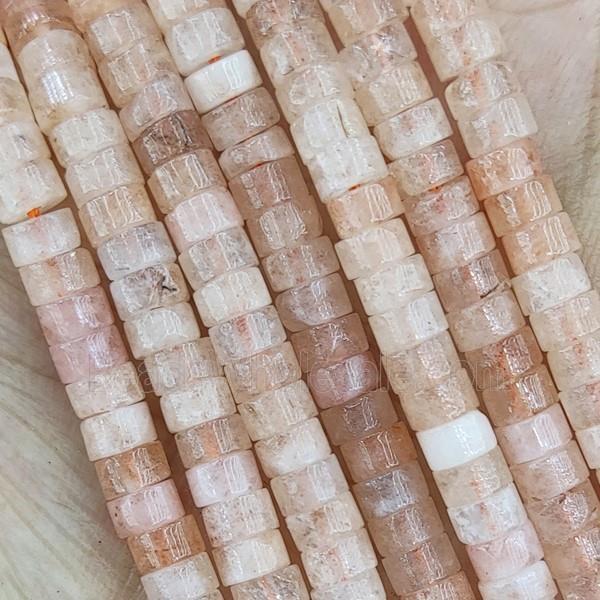 Pink Aventurine Heishi Beads