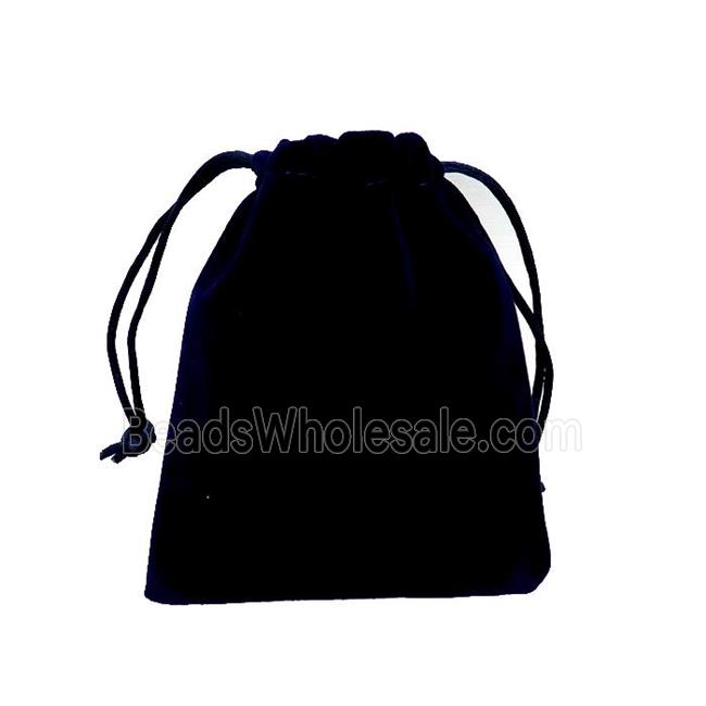 black Velvet Jewelry Pouch approx 10x12cm JPB21 10X12CM